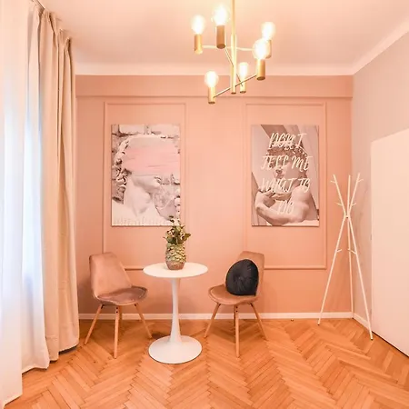 Apartment The Rose Gold - Cinema Studio Near Radisson *